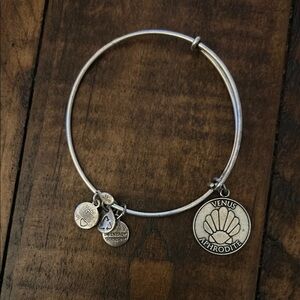 Alex and Ani - Venus Silver Bangle Bracelet with Charms
